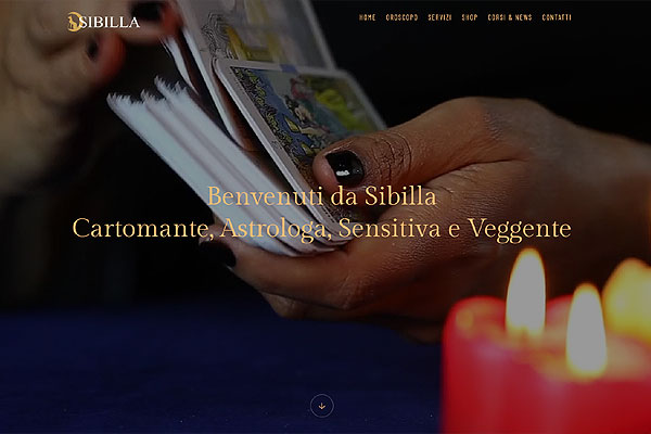 web template per operatori dell'oculto mod 03