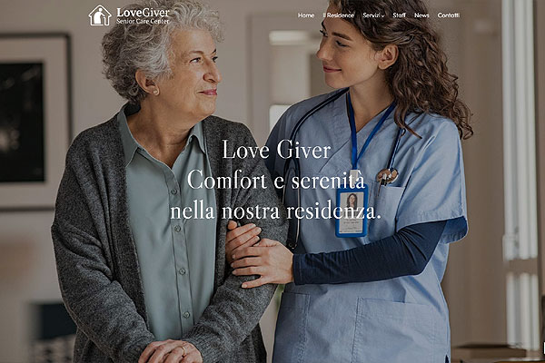 web template per Residenza per Anziani mod 74