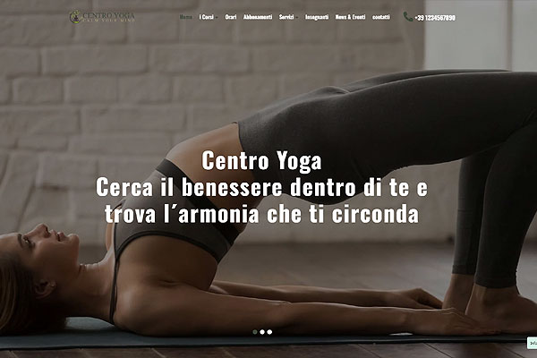 web template yoga