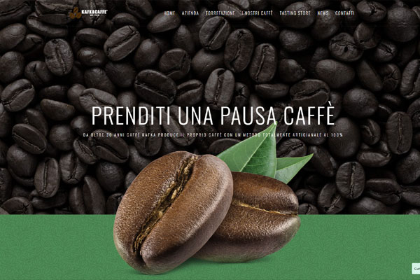 web template torrefazione caffè