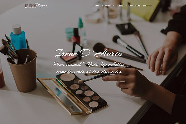 web template per Makeup