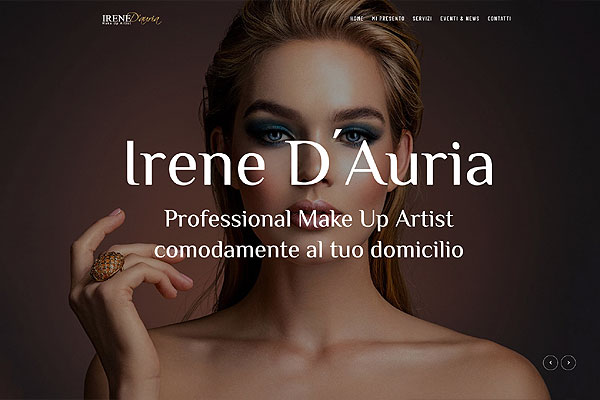 web template Make-up a domicilio