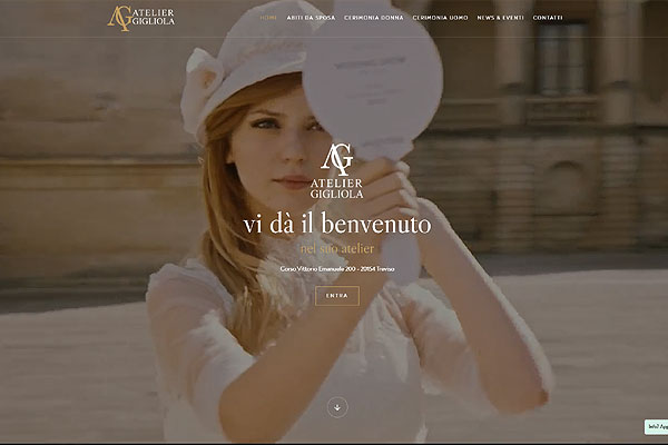 web template atelier sposi