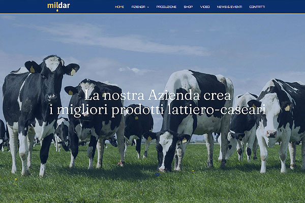 web template azienda agricola