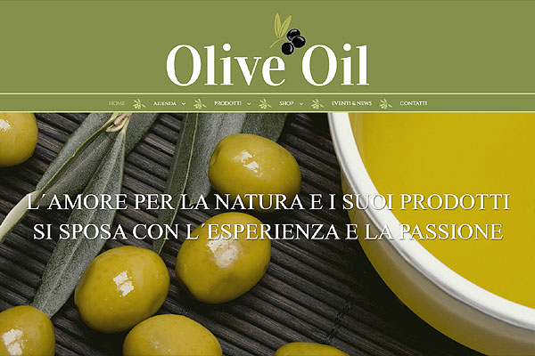 web template Oleificio