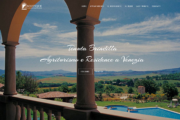 web template per b&b
