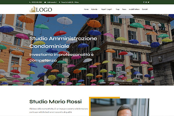 web template Amministratore di condominio mod 90